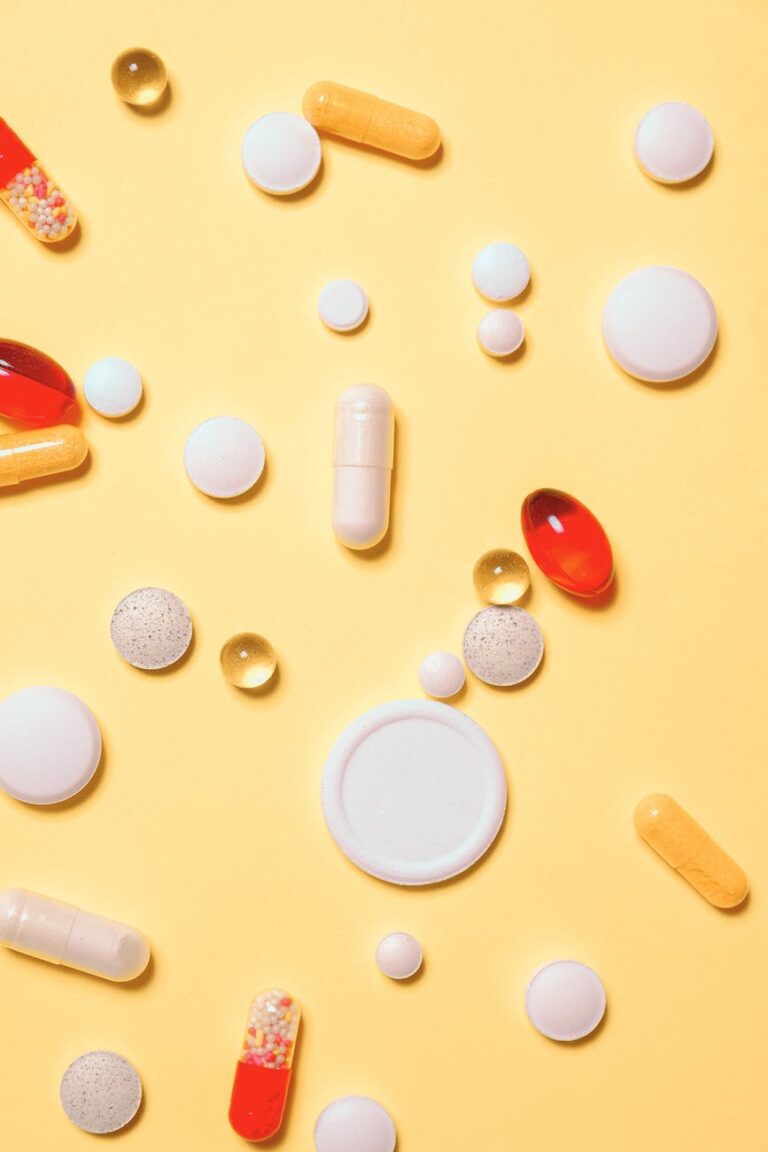 prescription pills and vitamins